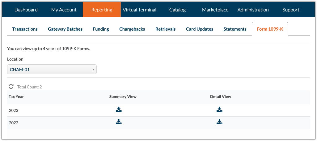 Form 1099 K  Tab